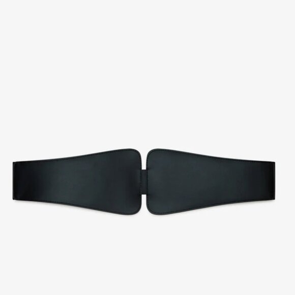 Marcella Chambers Belt | Black Italian Leather Waist Belt | Size M - Picture 2 of 8